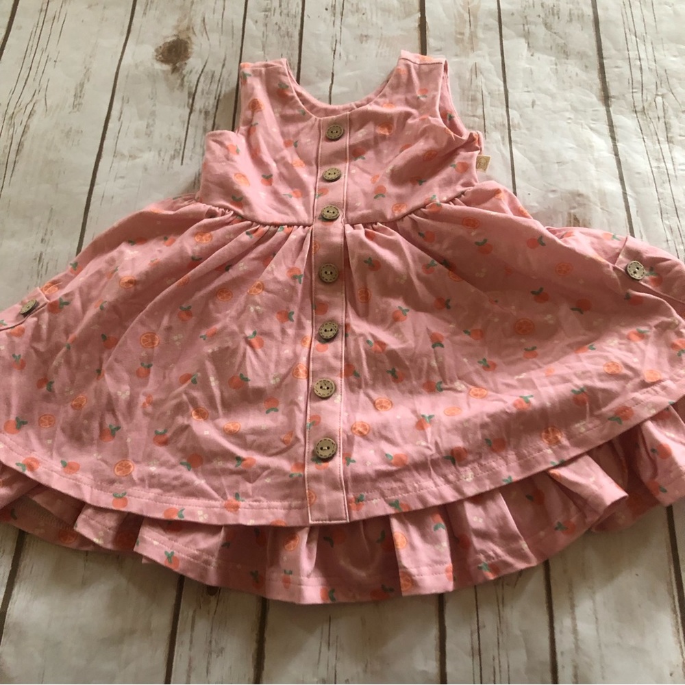 Charming Mary orange dress vguc 2t